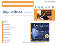 Tablet Screenshot of judygoodman.com